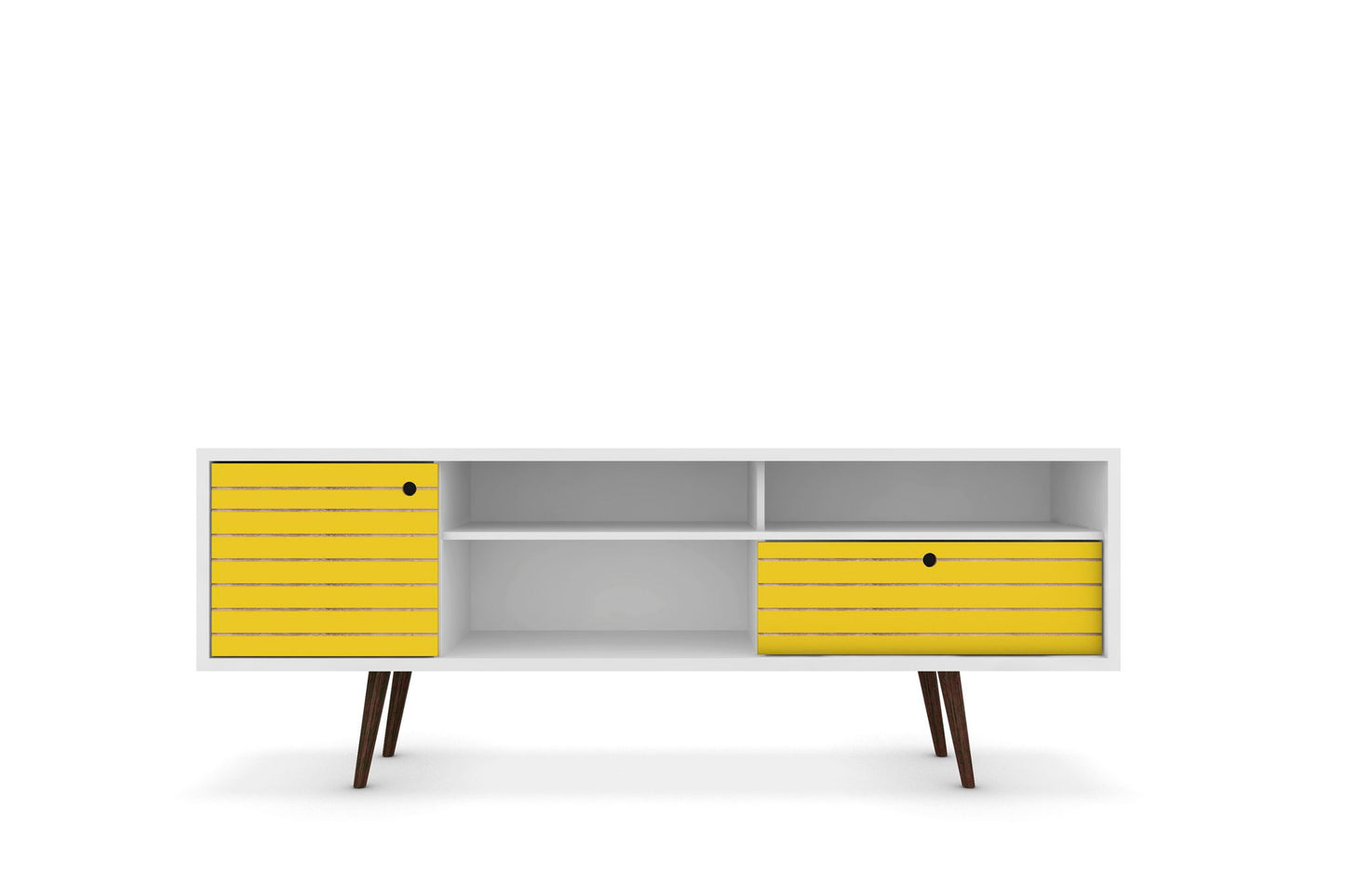 Manhattan Liberty - 71" TV Stand With White Frame