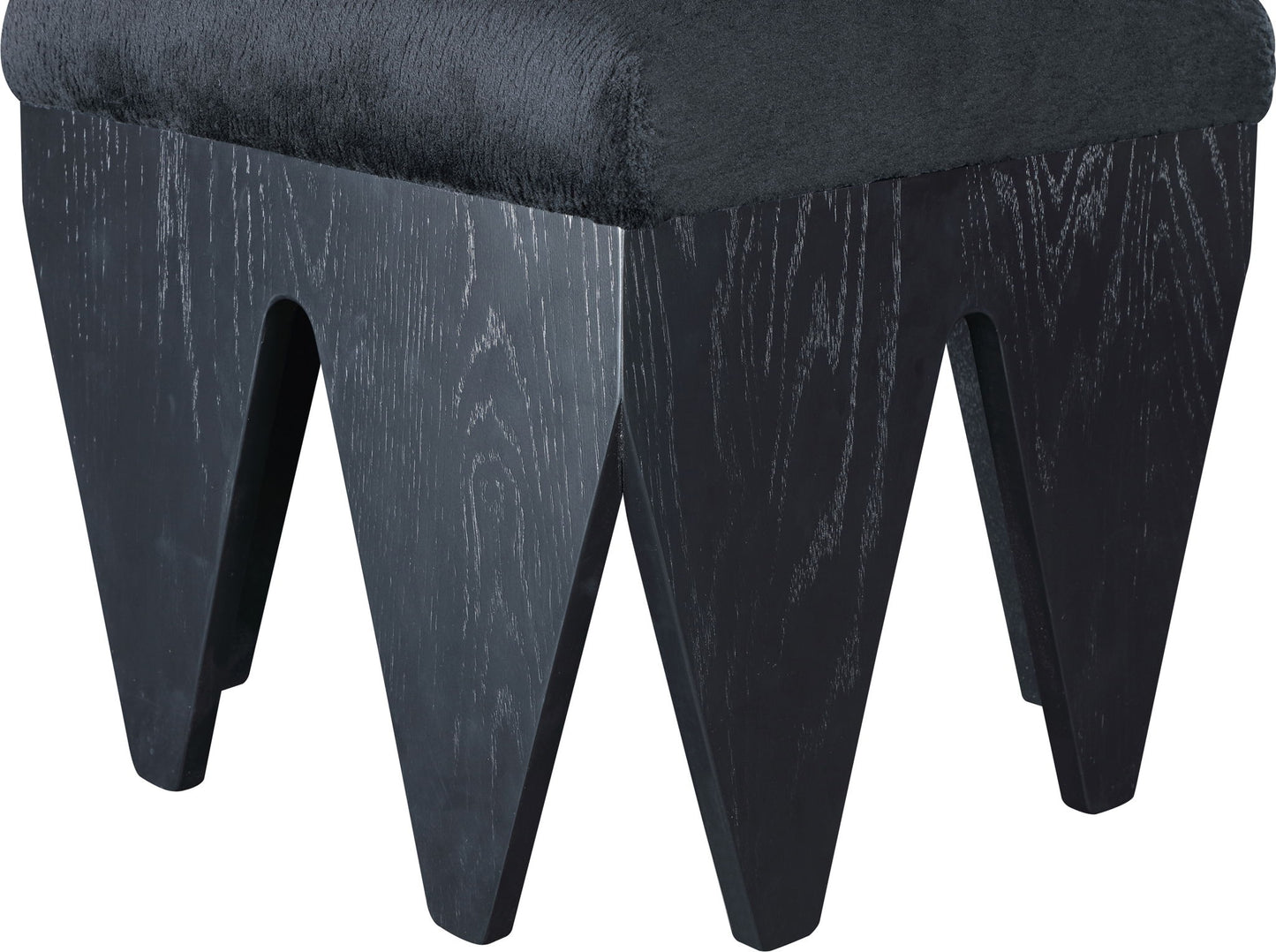 Altair - Fabric Bench - Black Base