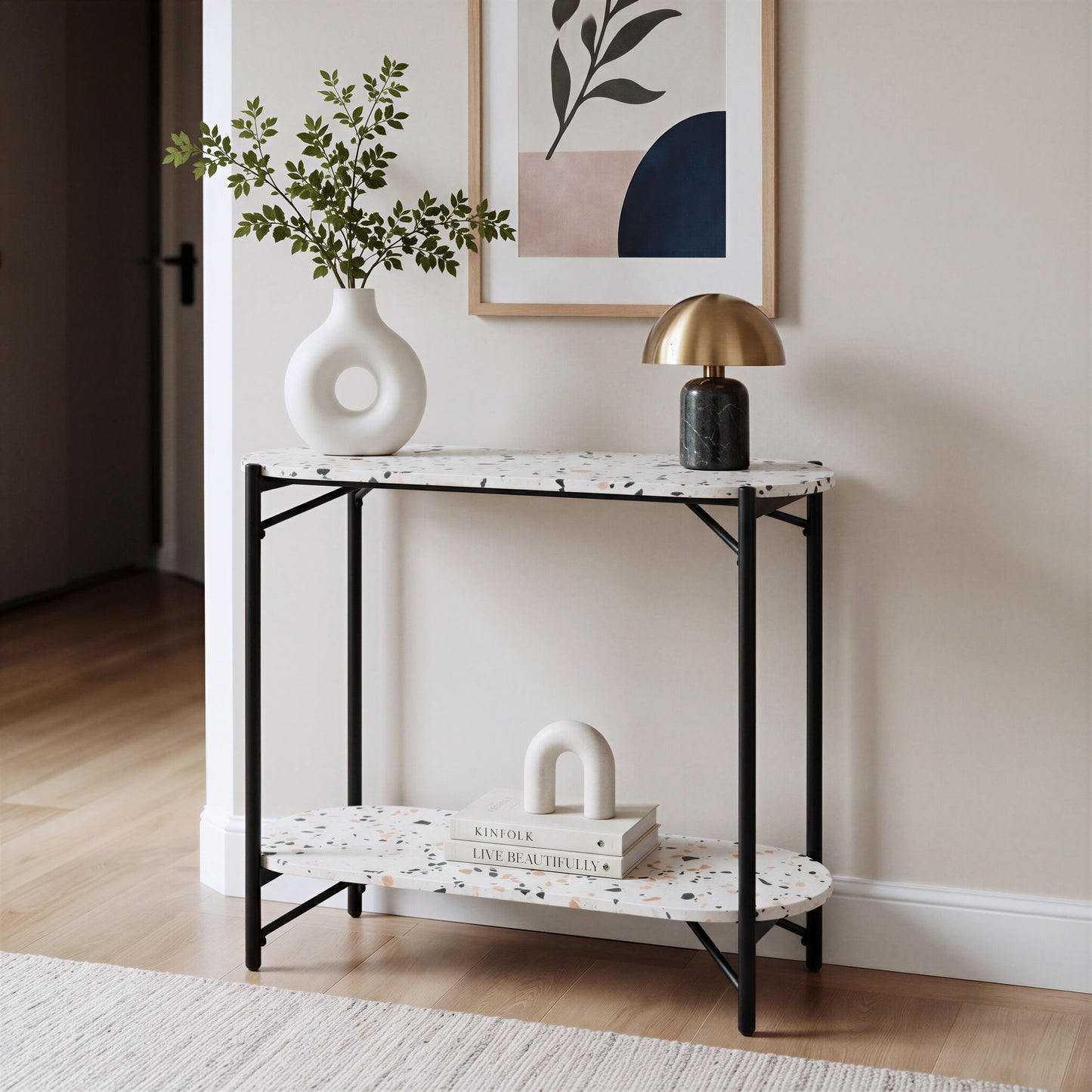 Tuxedo - Console Table - Multicolor