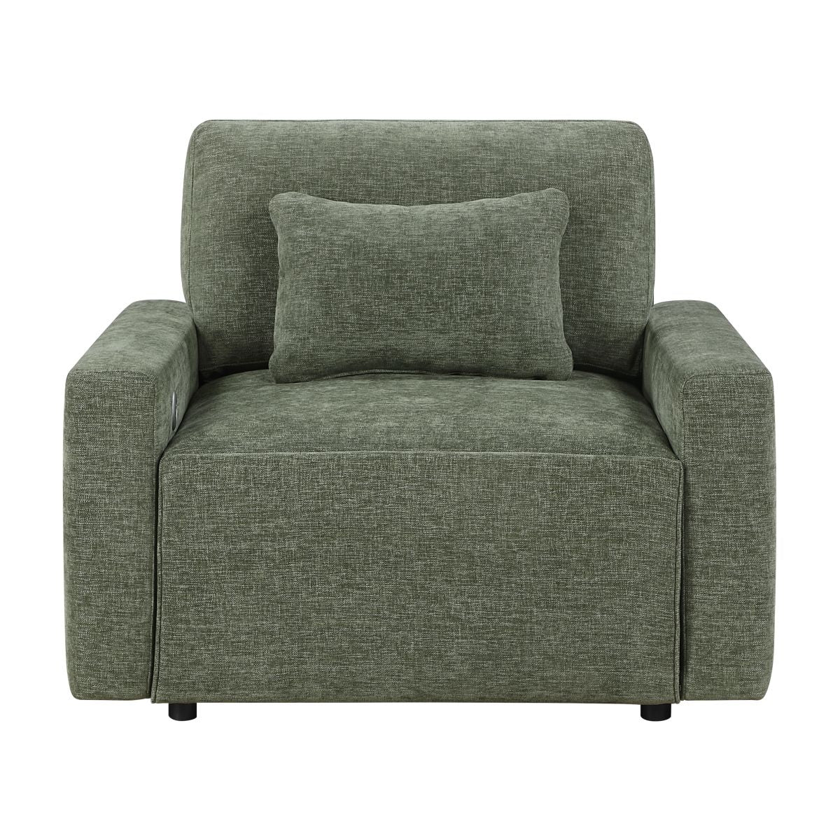 Cumulus Convertible Sleeper Chair with Charging Ports