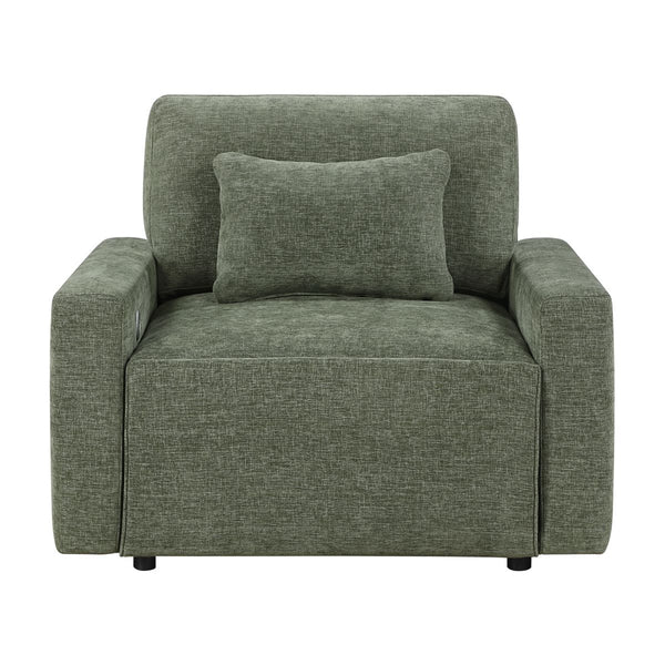 Cumulus Convertible Sleeper Chair with Charging Ports