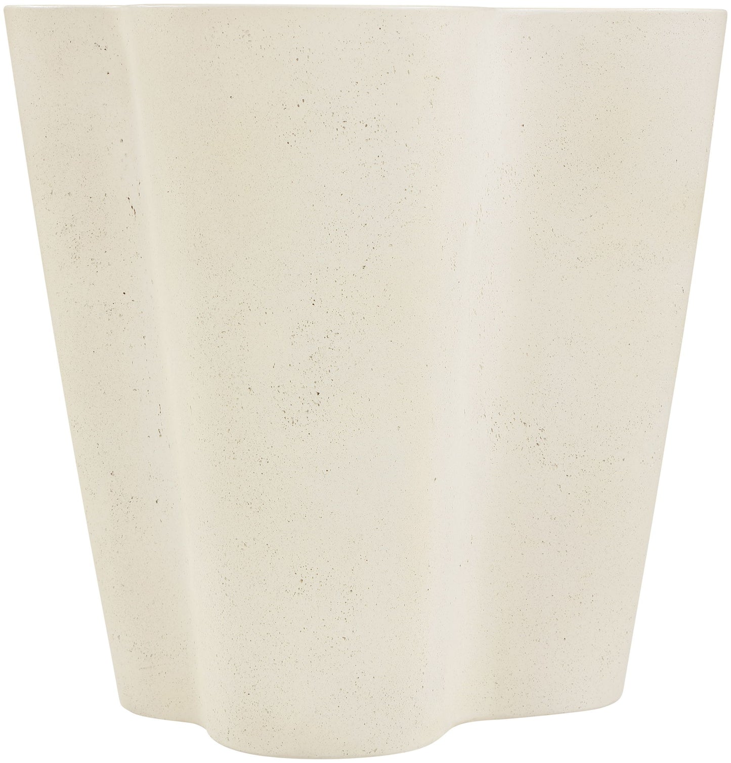 Monza - Concrete And Fiberglass Indoor / Outdoor End Table - Cream