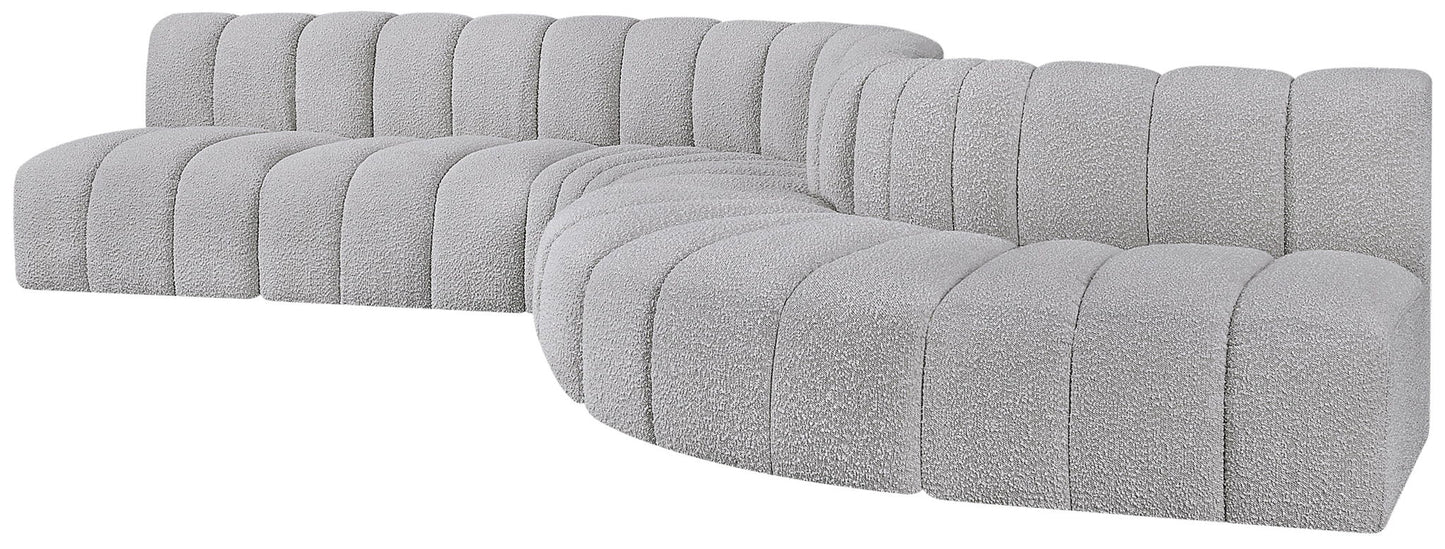 Arc - Boucle Fabric 7 Piece Modular Sofa