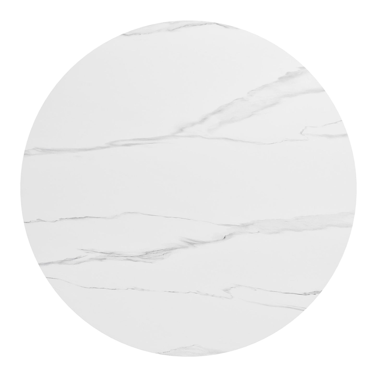 Oceanveil - Round Dining Table - White / Light Brown