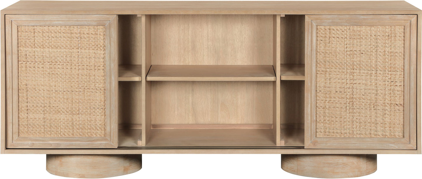 Windsor - Rubberwood Sideboard / Buffet - Natural