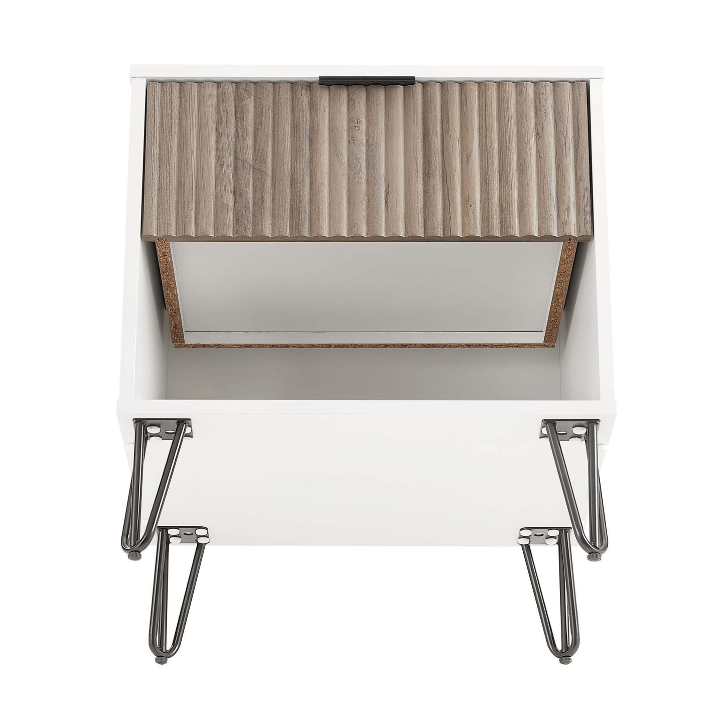 Manhattan Dumbo - Nightstand With White Frame