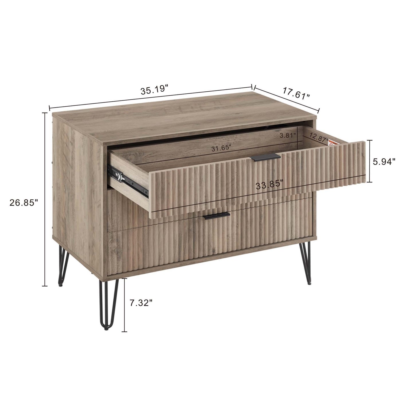 Dumbo - Dresser - Rustic Gray