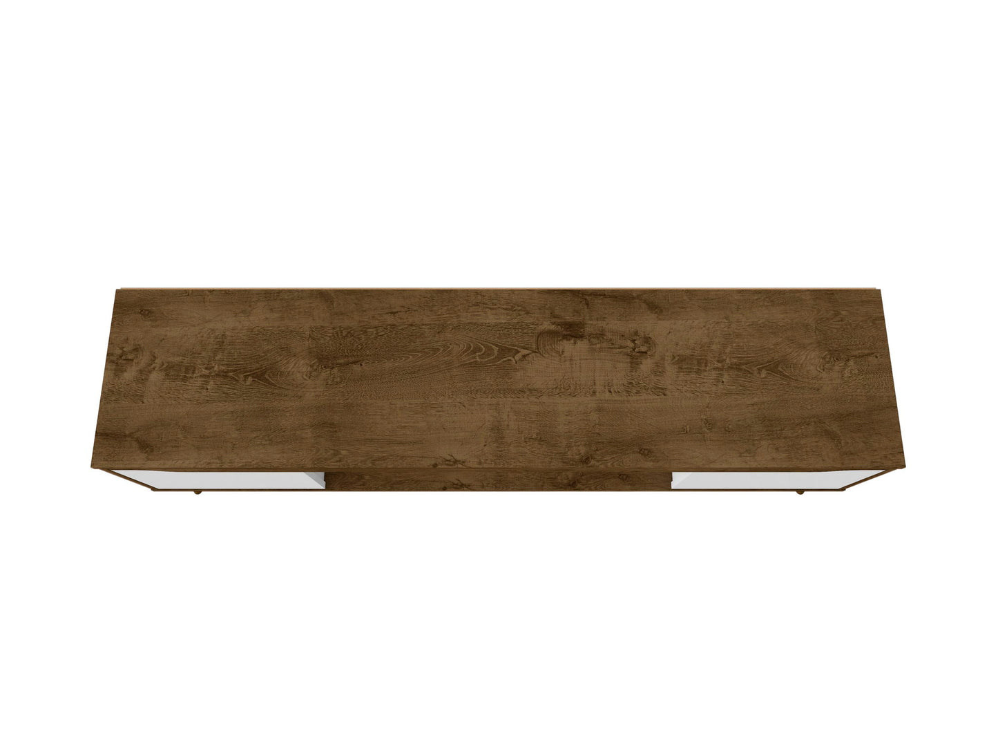 Manhattan Bradley - TV Stand With Rustic Brown Base