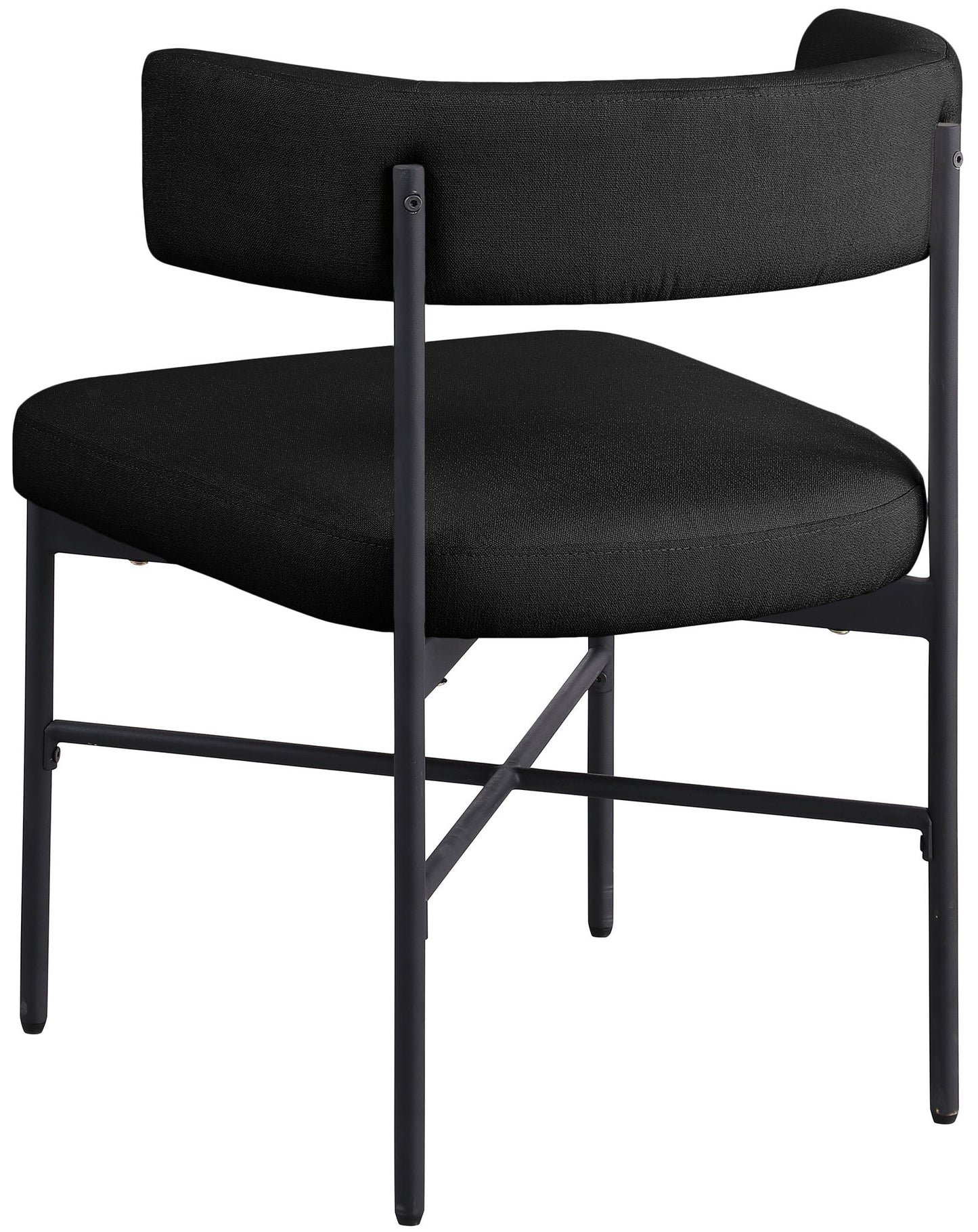 Rivage - Durable Dining Chair With Black Frame (Set of 2)