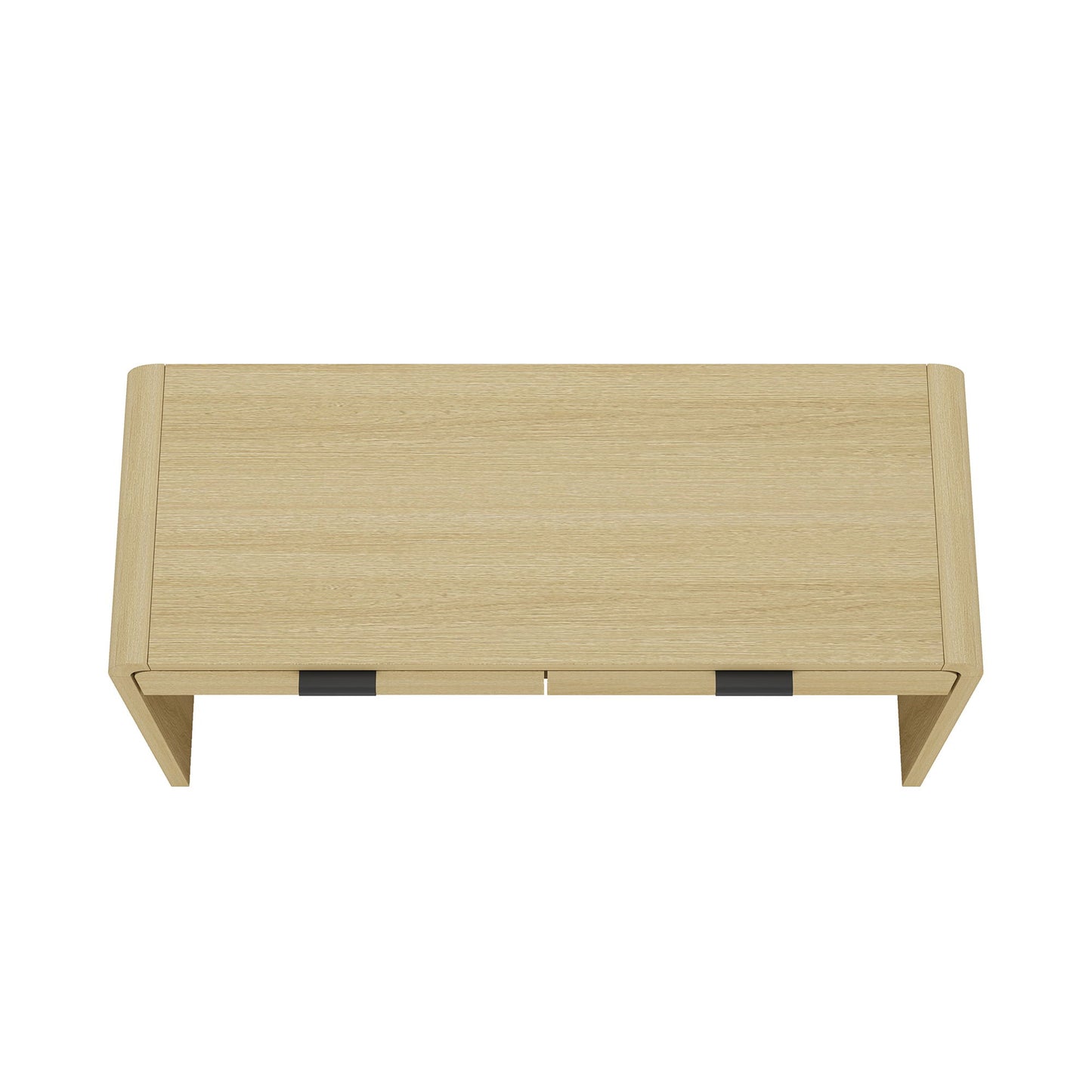 Grace - 2-Drawer Office Desk - Natural Oak