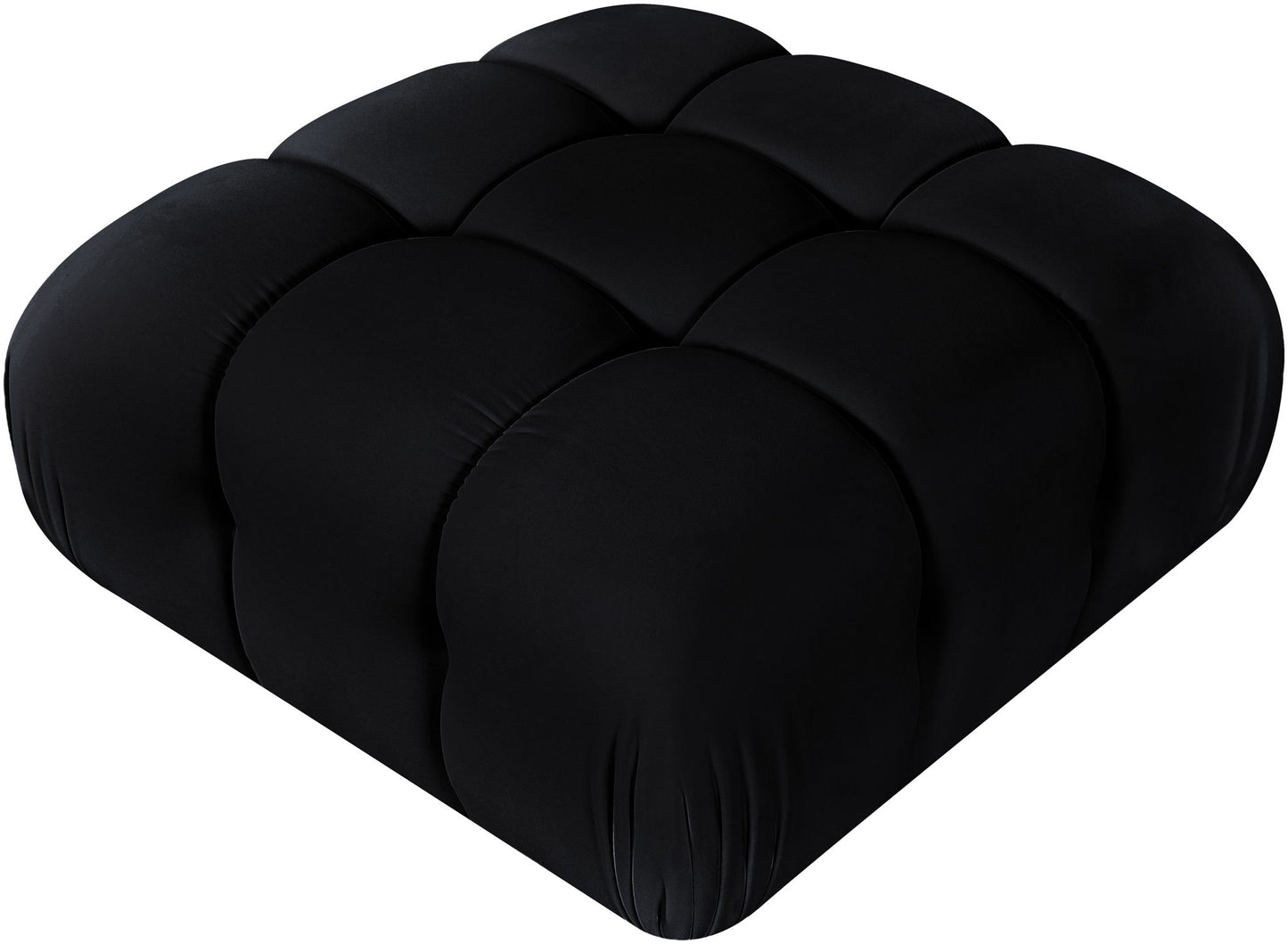 Orin - Velvet Performance Fabric Upholstered Modular Ottoman