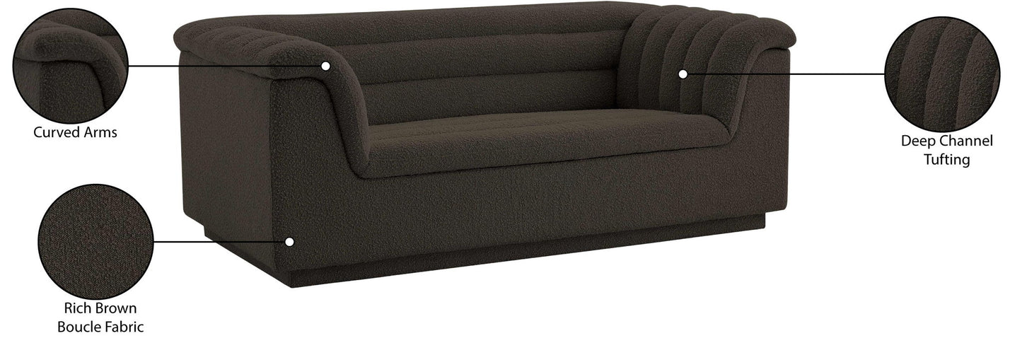 Cascade - Boucle Loveseat
