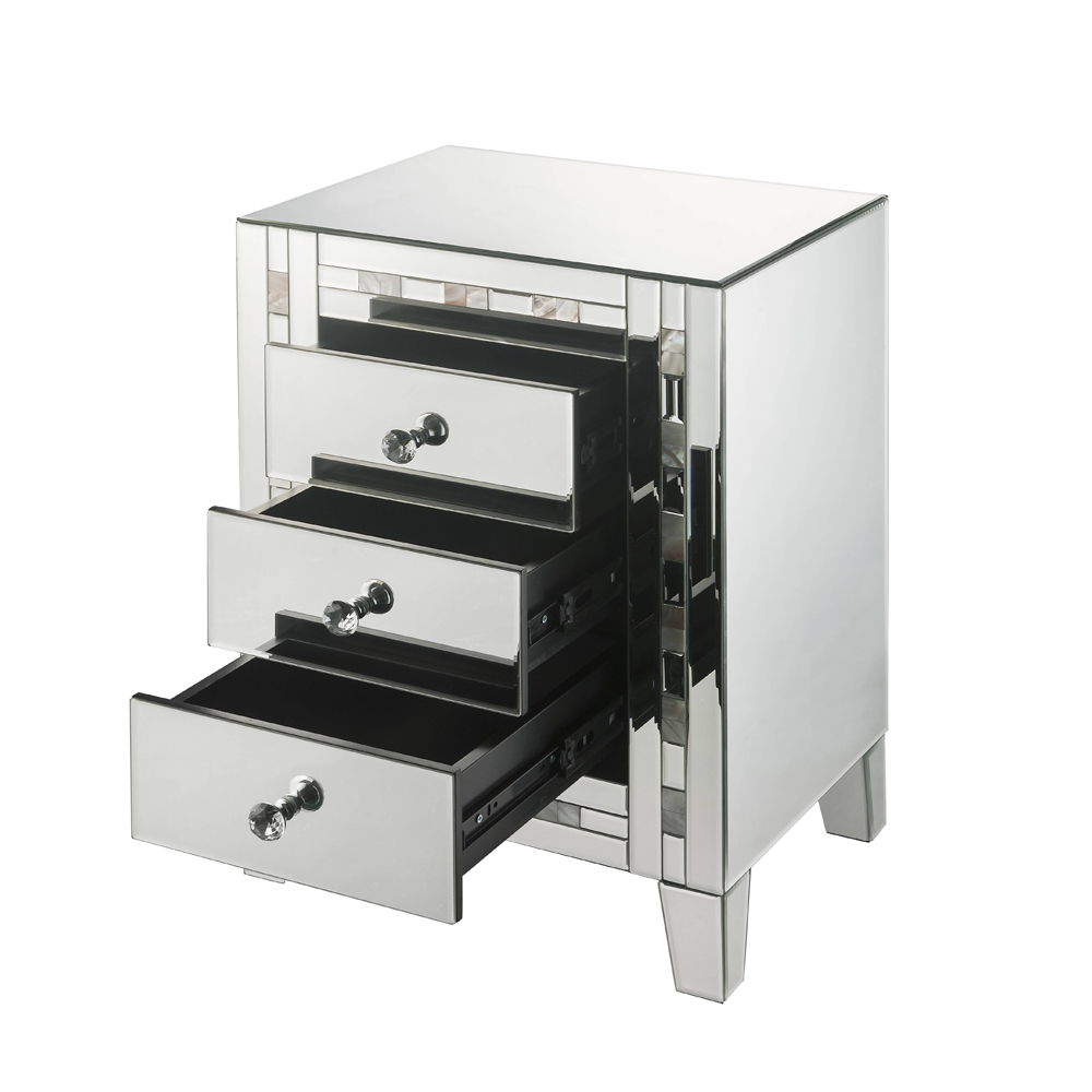 Nasa - Accent Table - Mirrored & Mother Pearl
