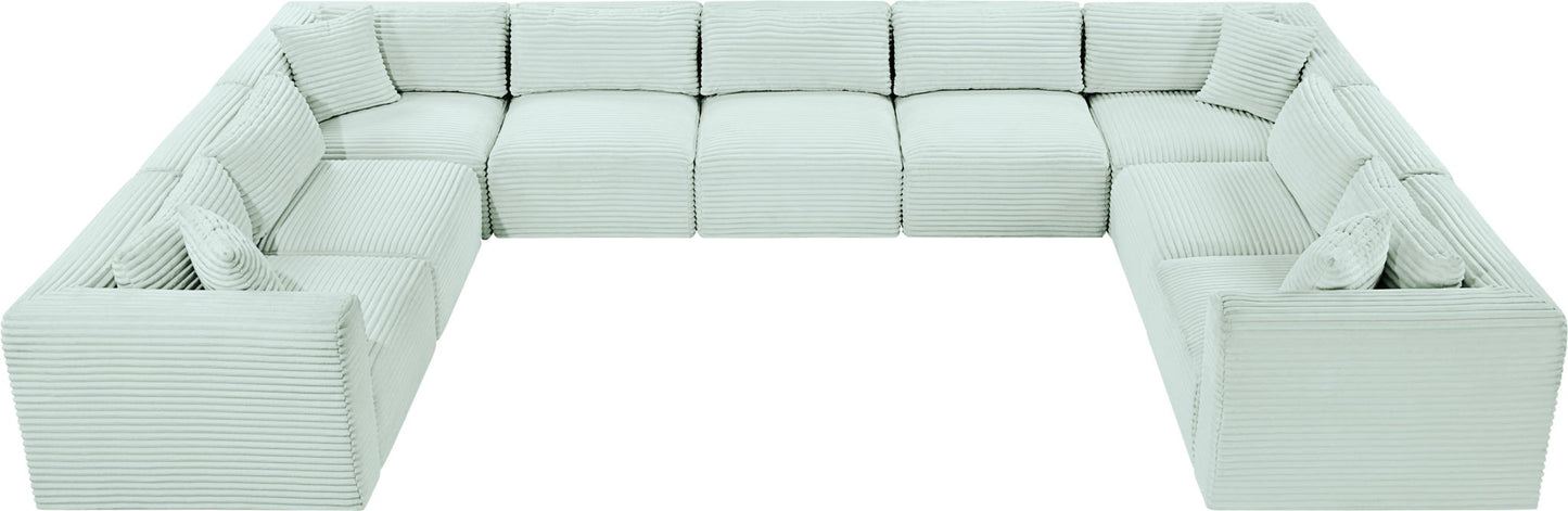 Shaggy - 9 Piece Modular U-Shaped Sectional