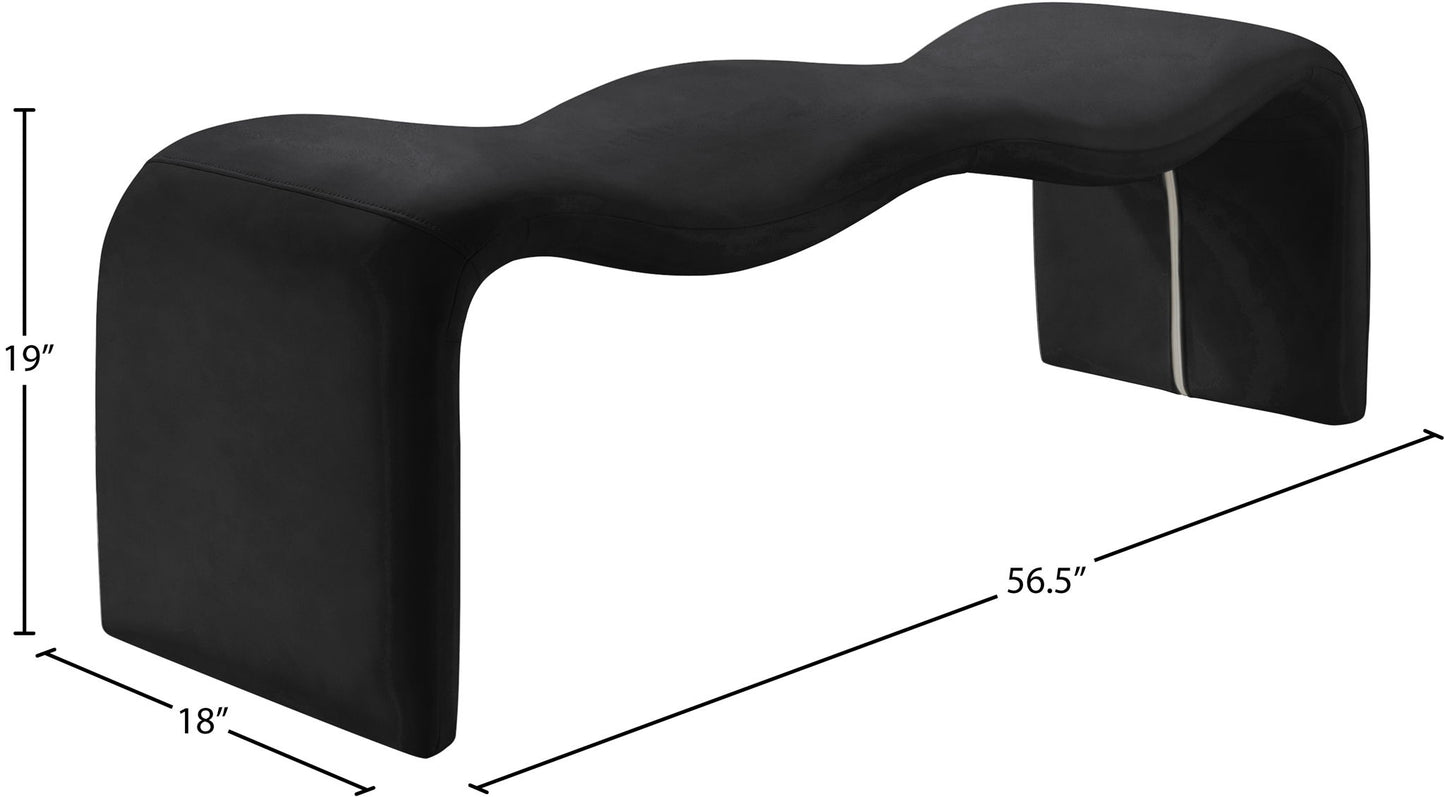 Willow - Faux Leather Bench