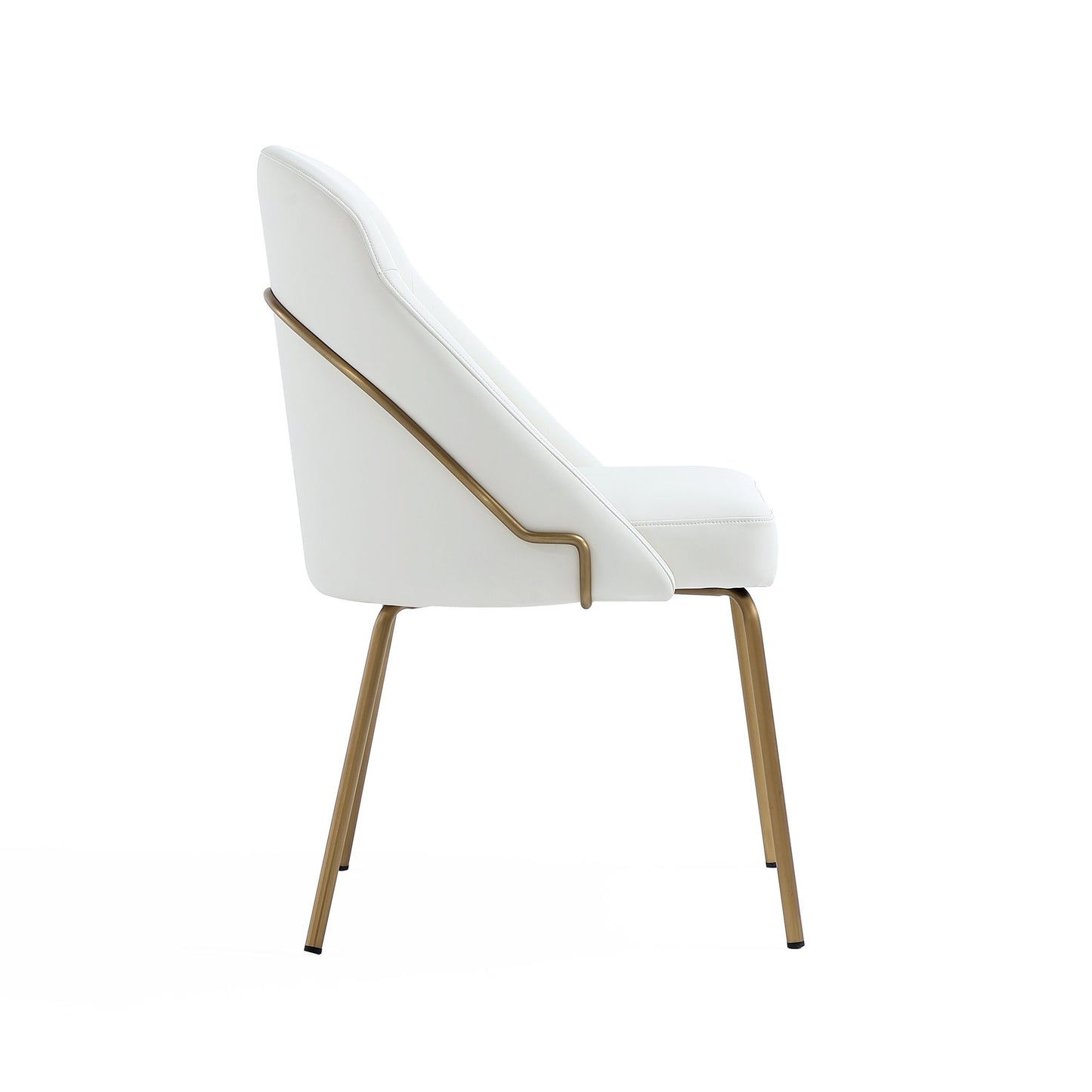 Manhattan Gracie - Dining Chair With Gold Legs