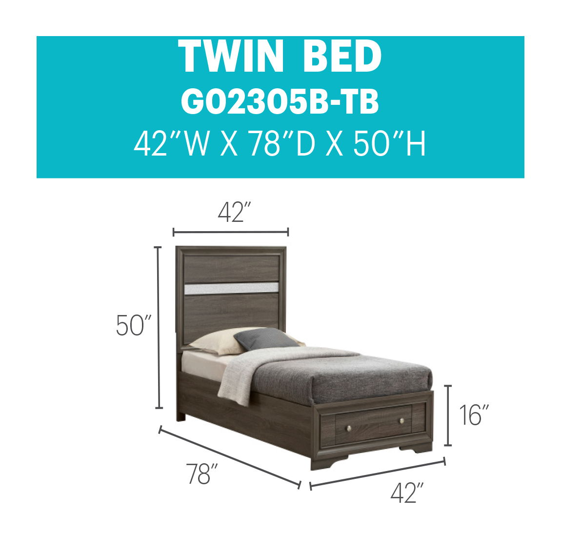Glory Furniture - Madrid - Bed