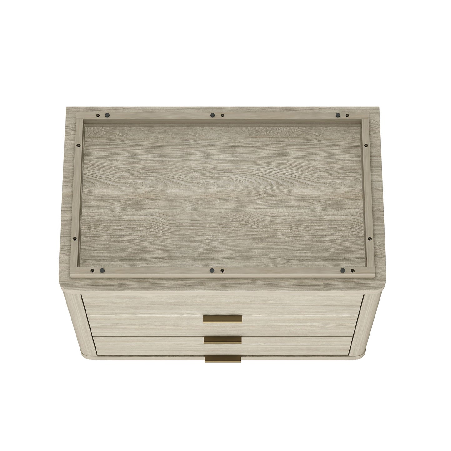Manhattan Evelyn - 3-Drawer Wooden Nightstand
