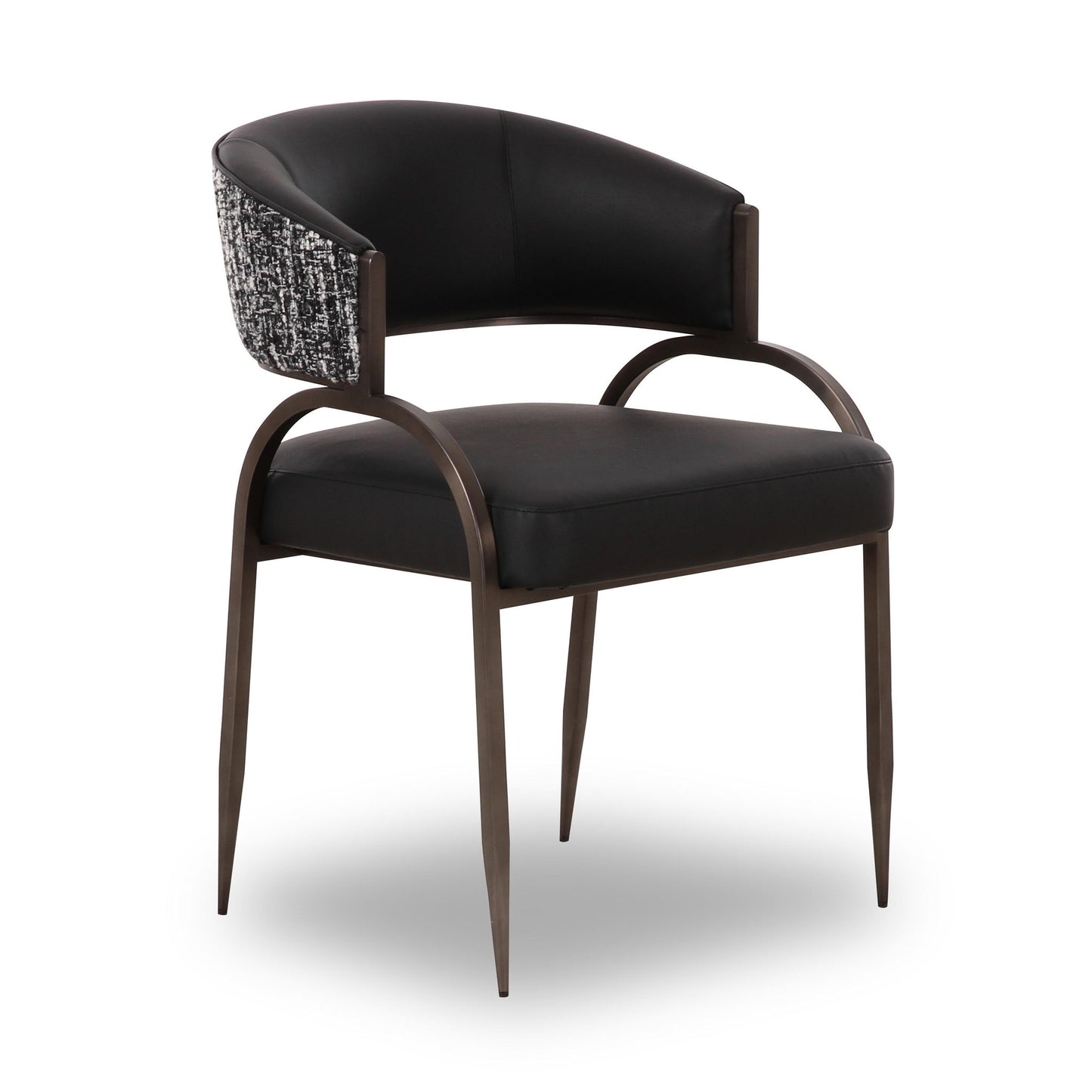Tatum - Vegan Leather 2-Tone Dining Chair