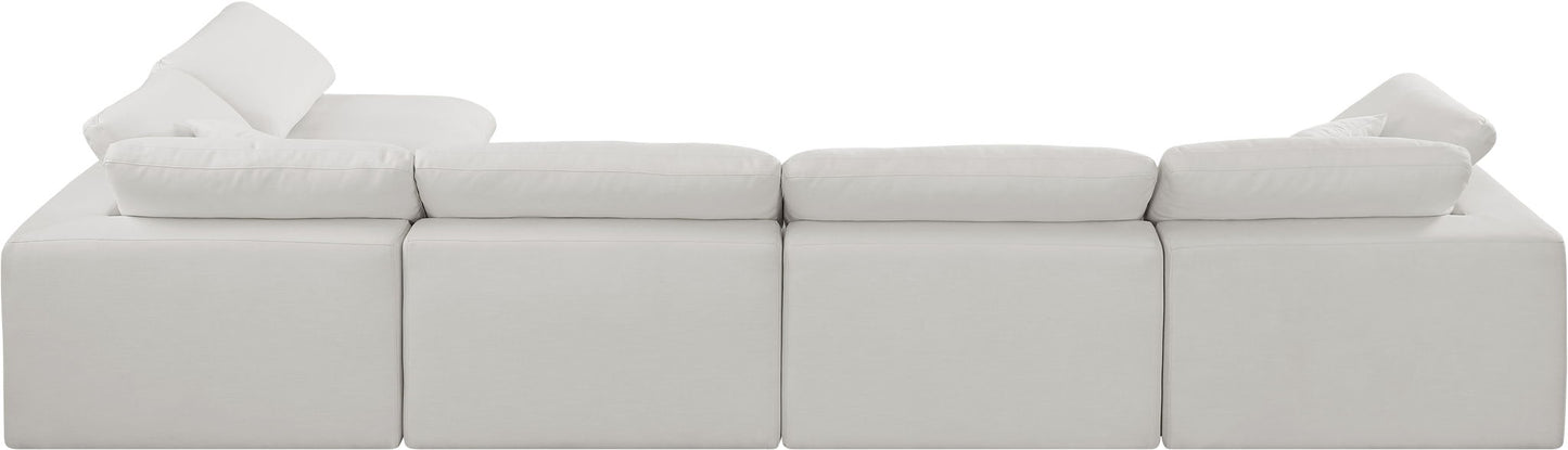 Comfy - 5 Piece Linen Modular Sectional