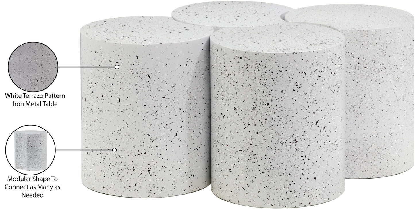 Dimple - 4 Piece Modular Coffee Table - Terazzo Finish
