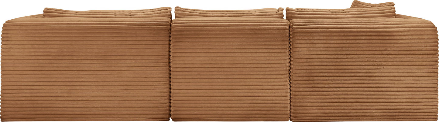 Shaggy - Fabric 3 Piece Modular Sectional