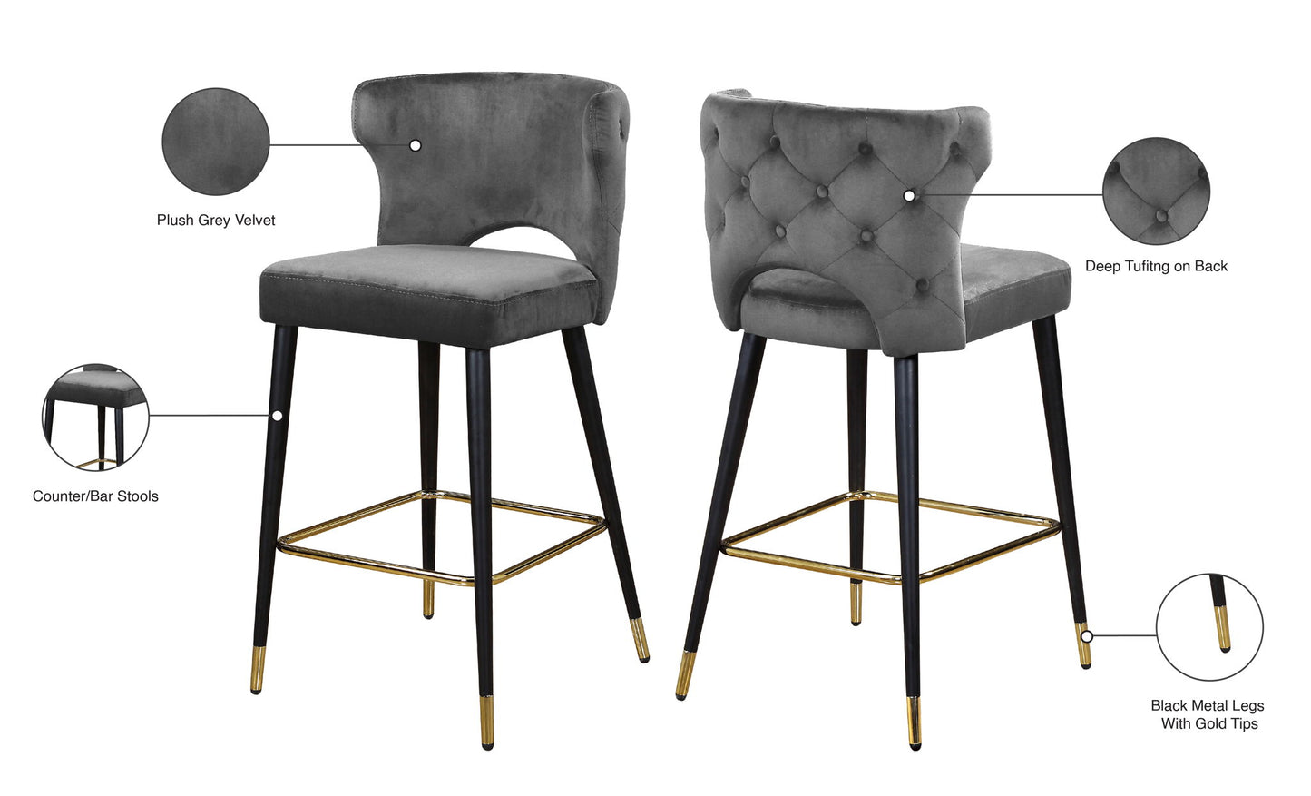 Kelly - Stool (Set of 2)
