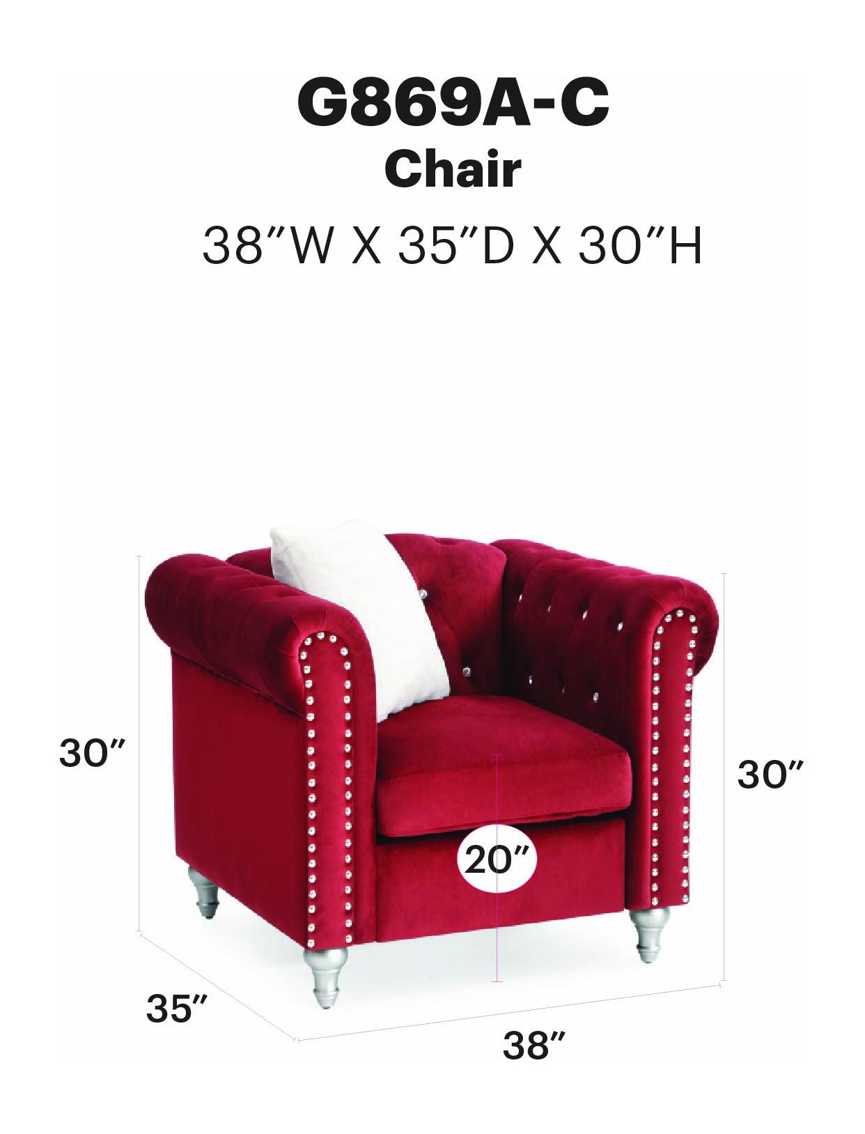 Glory Furniture - Raisa - Chair