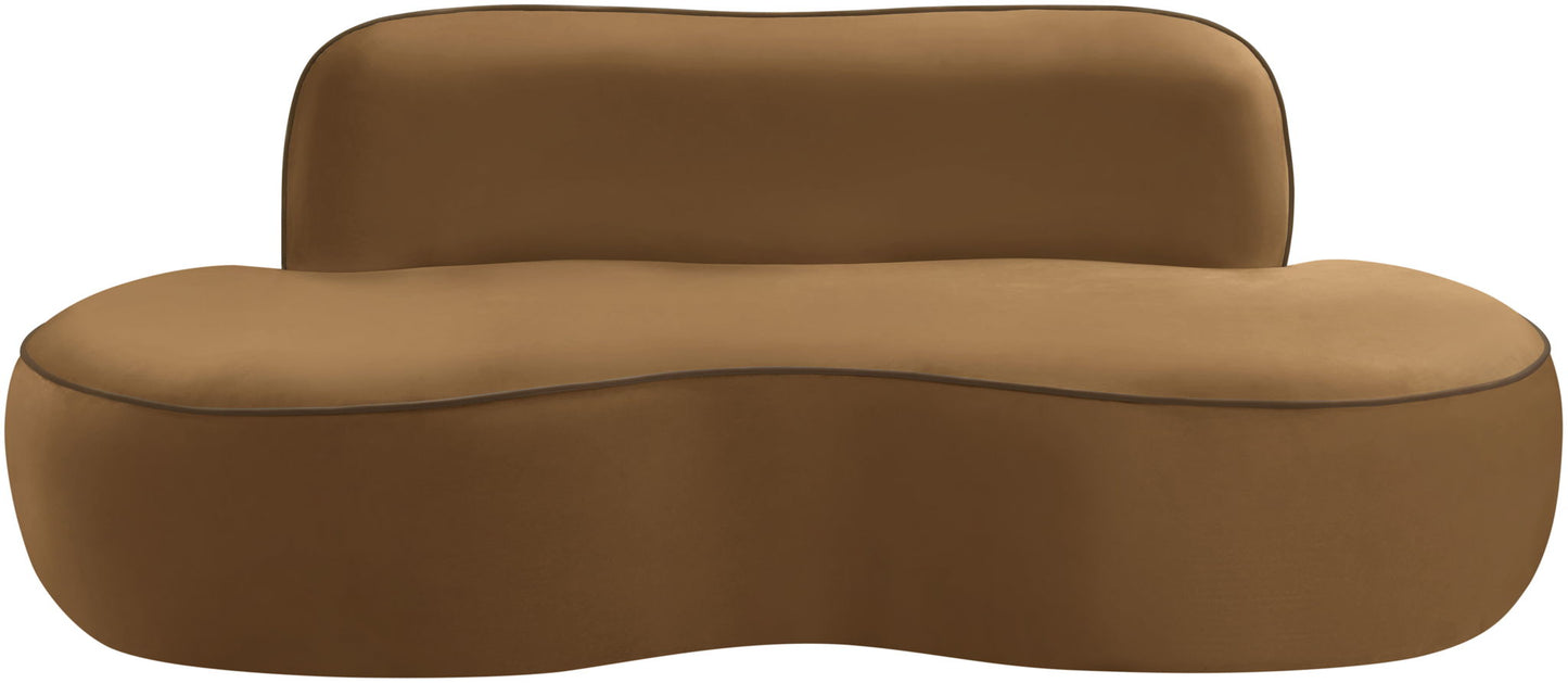 Swerve - Velvet 77" Upholstered Loveseat