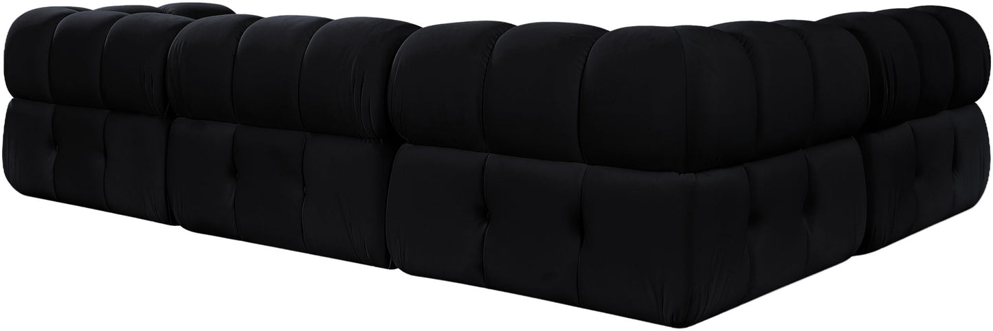 Orin - Fabric Velvet 4 Piece Modular Sectional