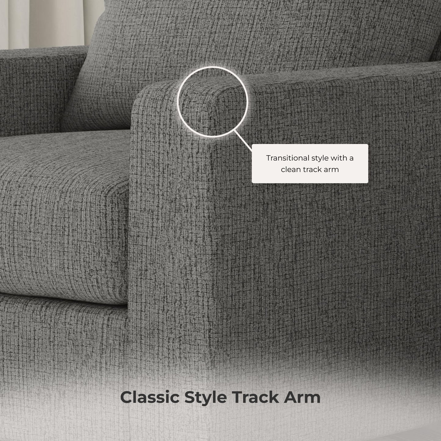 Theodore - Fabric Stationary Chair