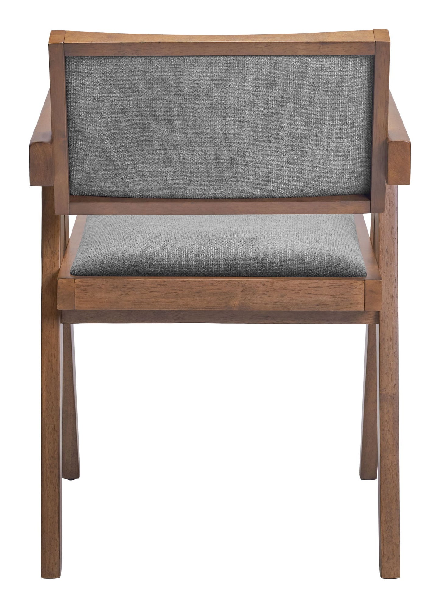 Delhi - Dining Chair (Set of 2) - Gray / Walnut