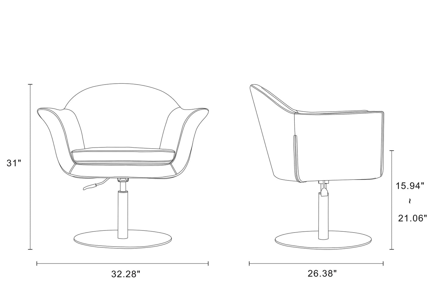 Manhattan Voyager - Swivel Lounge Chair