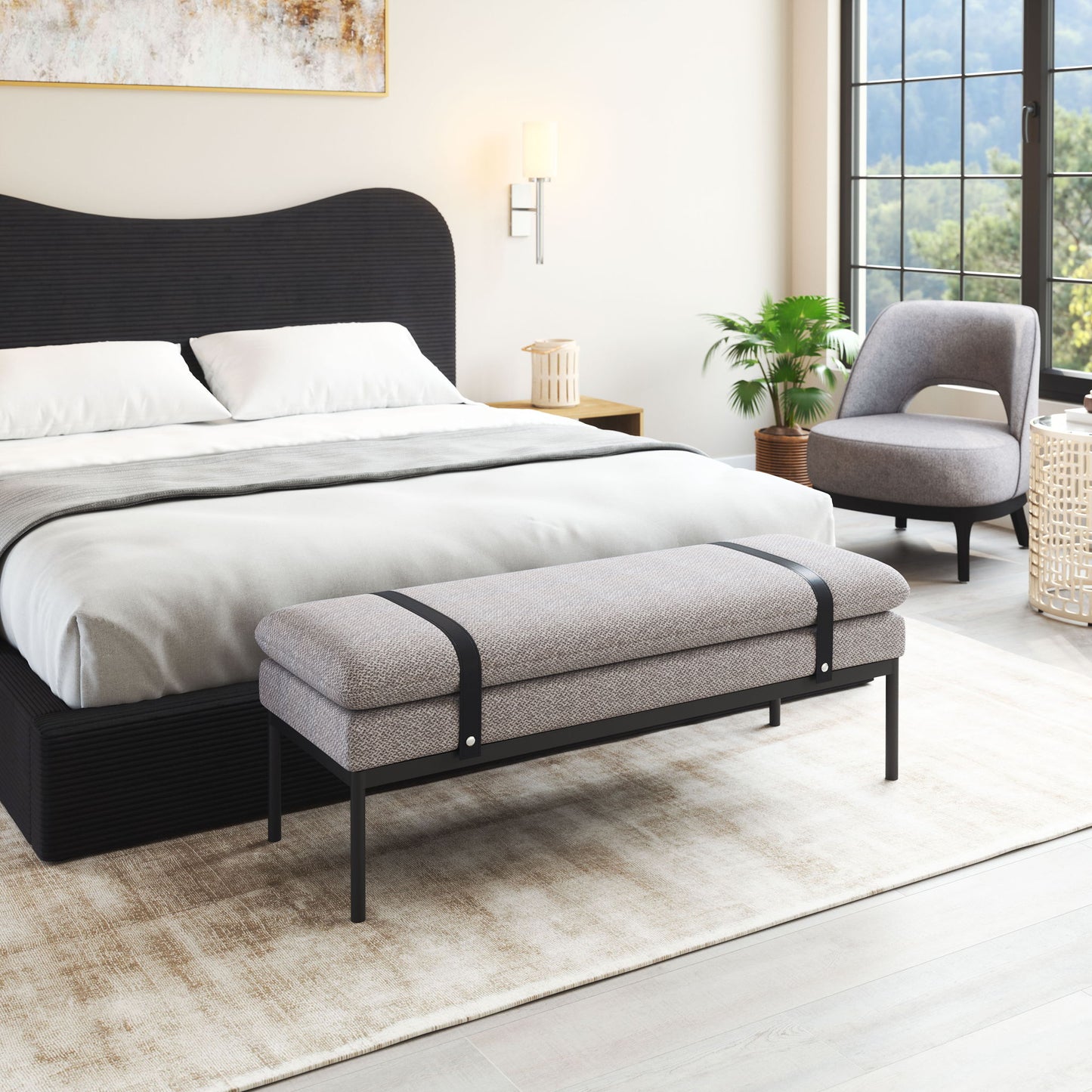 Padd - Bench - Gray