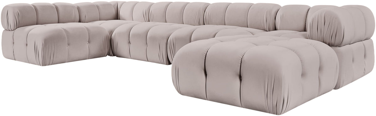 Orin - 6 Piece Modular Sectional (3 Modular Chairs, 2 Corner Chairs & Ottoman)