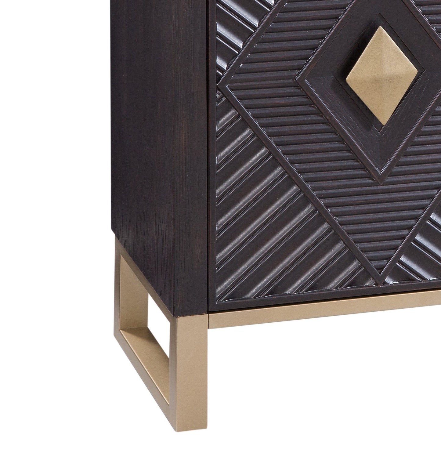 Allamar - Hospitality Cabinet - Boho Black / Gold