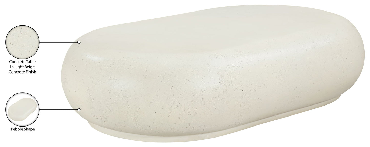 Pebble - Concrete And Fiberglass Coffee Table