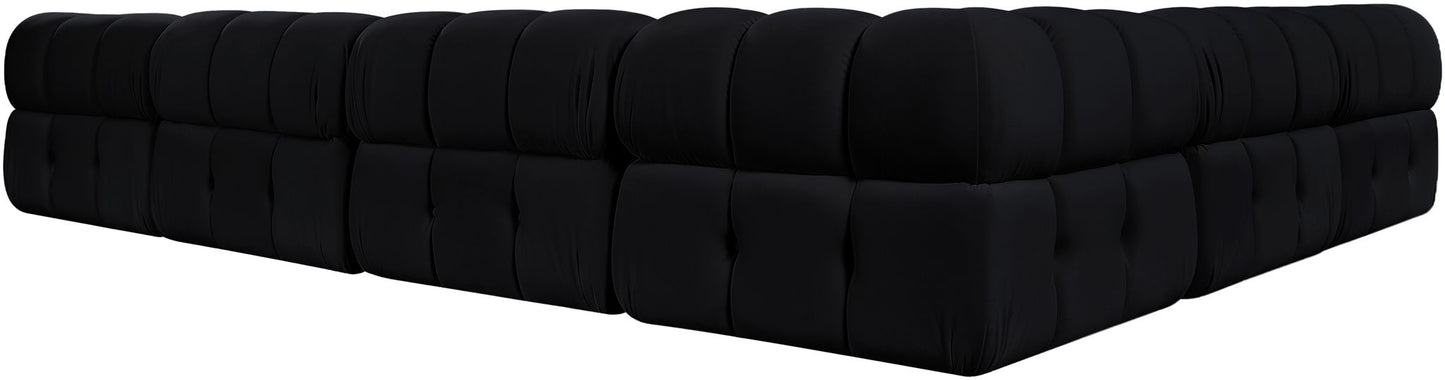 Orin - L-Shaped Velvet 6 Piece Modular Sectional