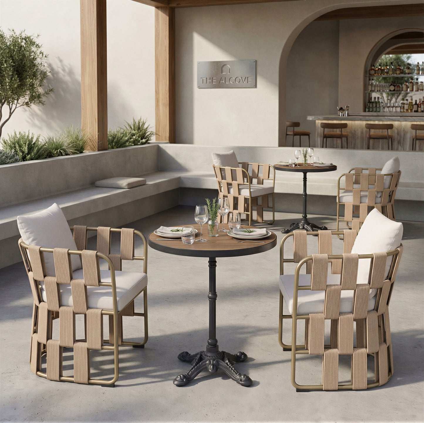 Quadrat - Dining Chair - White