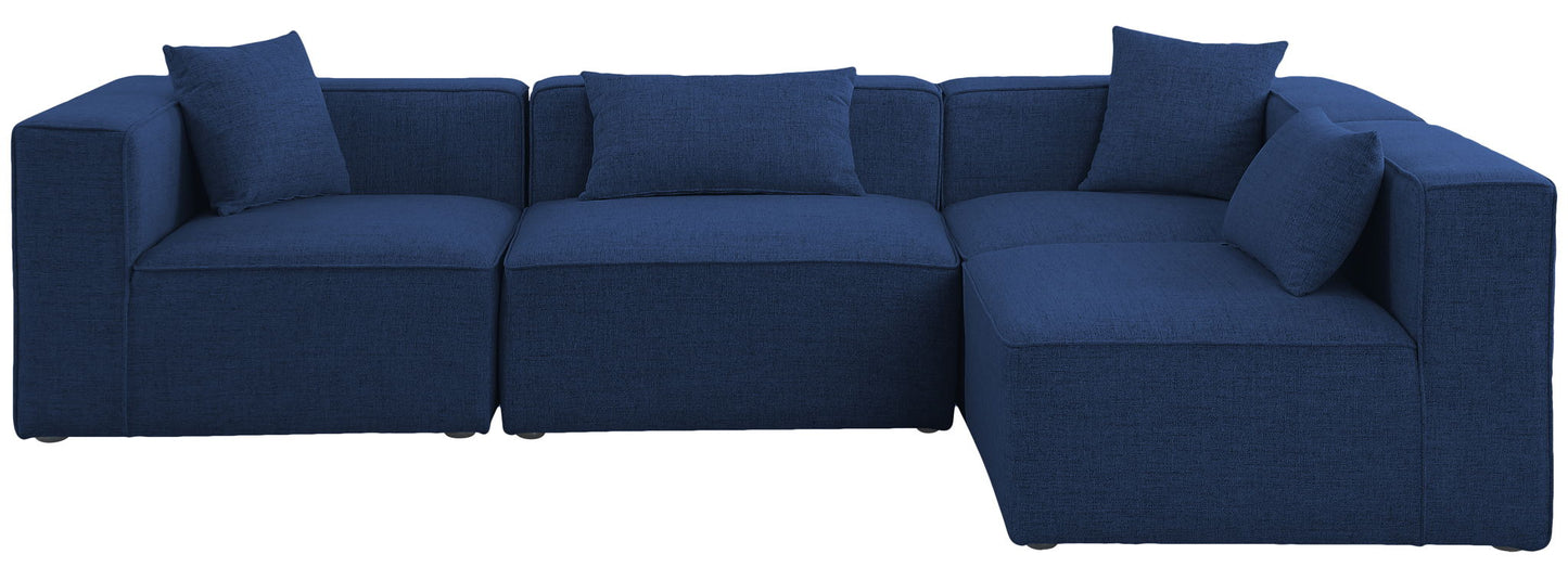 Cube - Linen 4 Piece Modular Corner Sectional