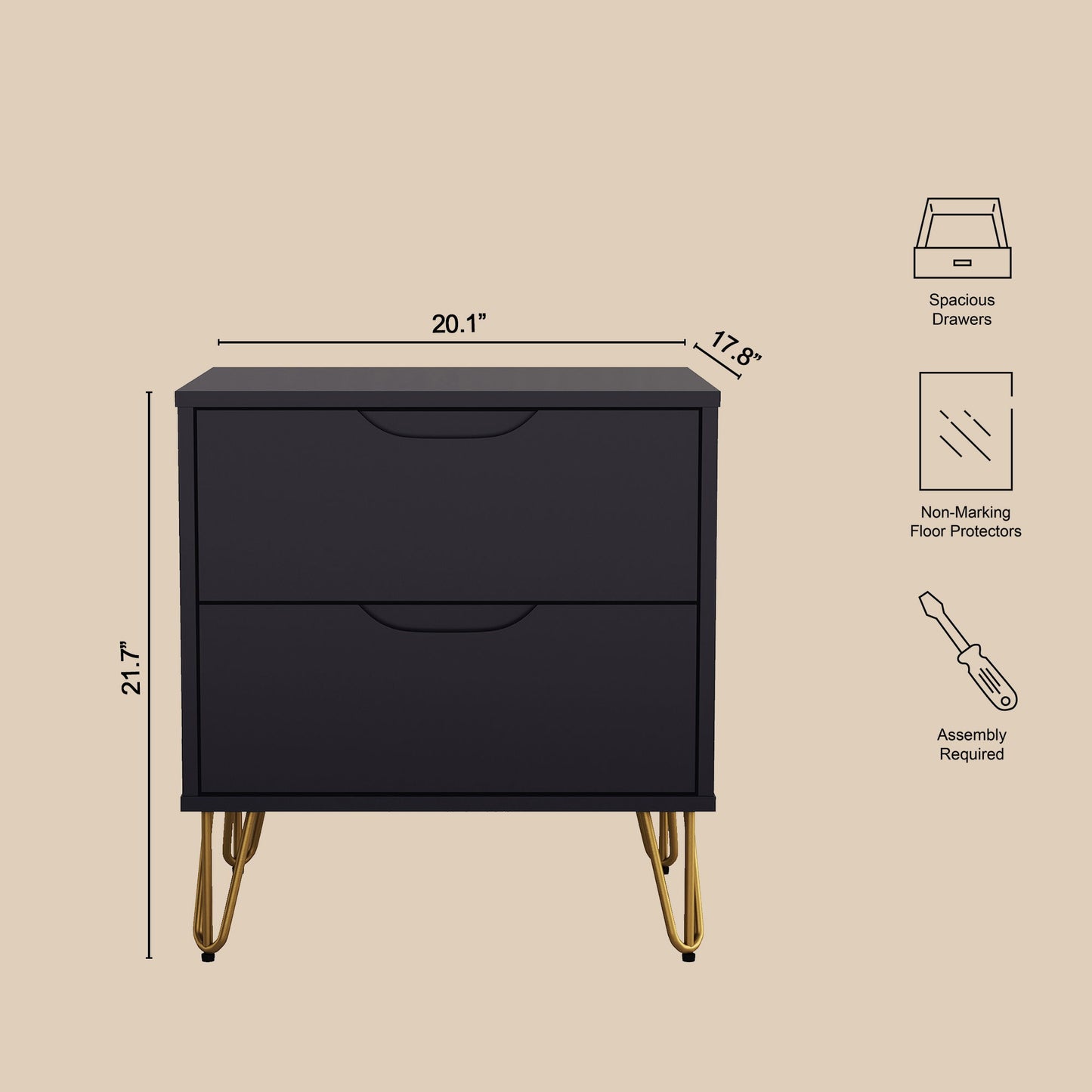 Manhattan Avira - Nightstand