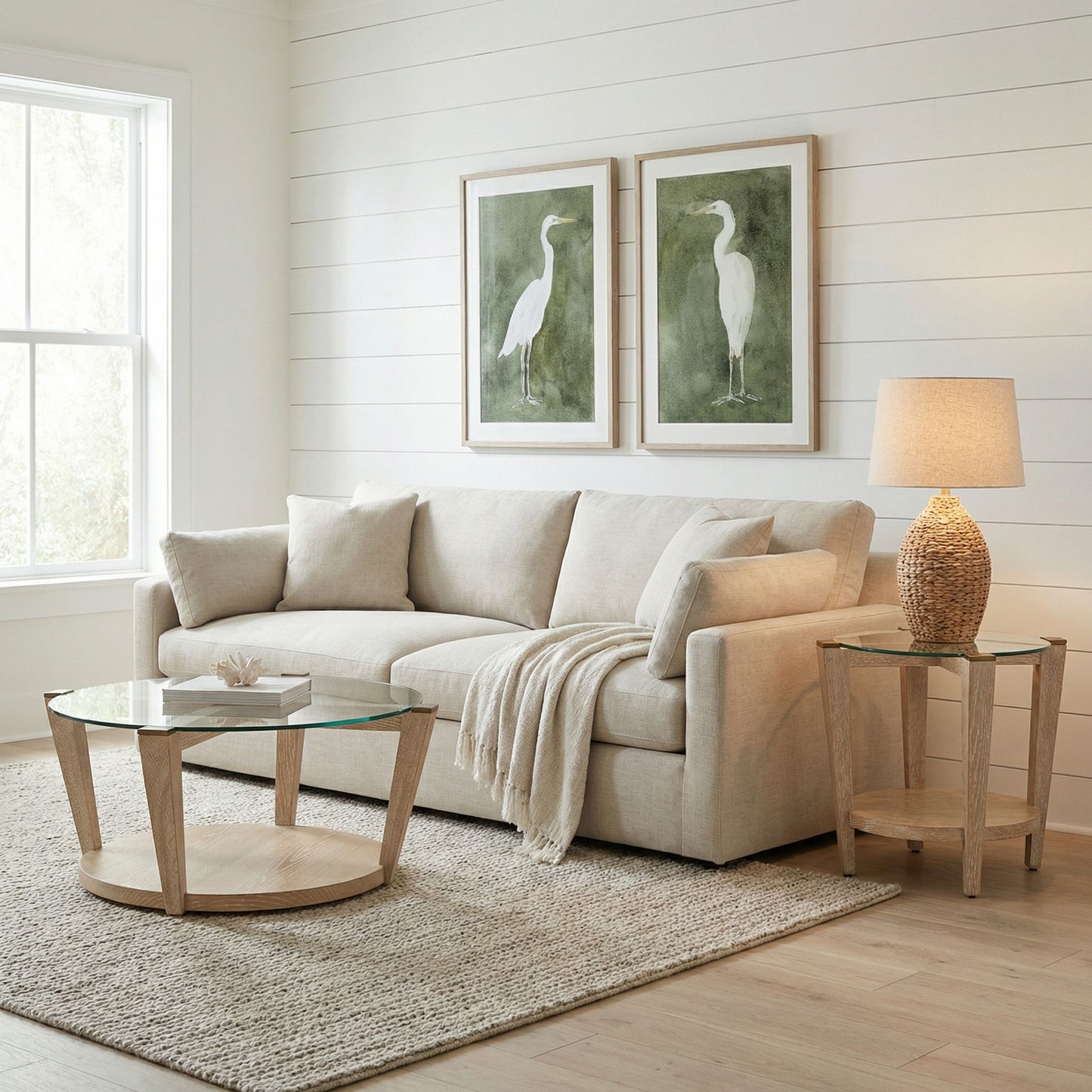 Dunes - End Table - Bleached Oak