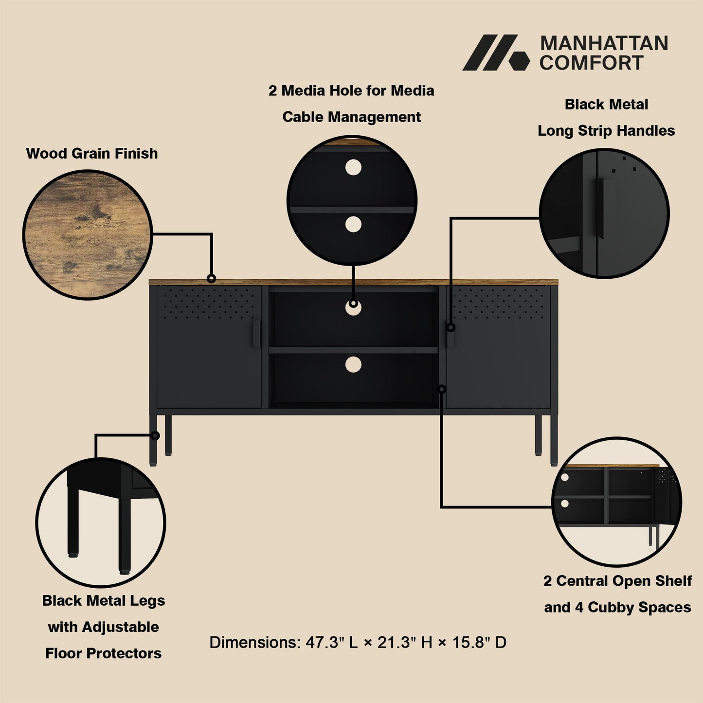 Manhattan Landen - Storage Cabinet