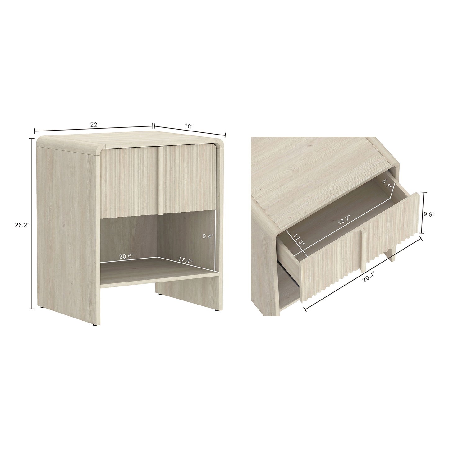 Manhattan Novara - Nightstand