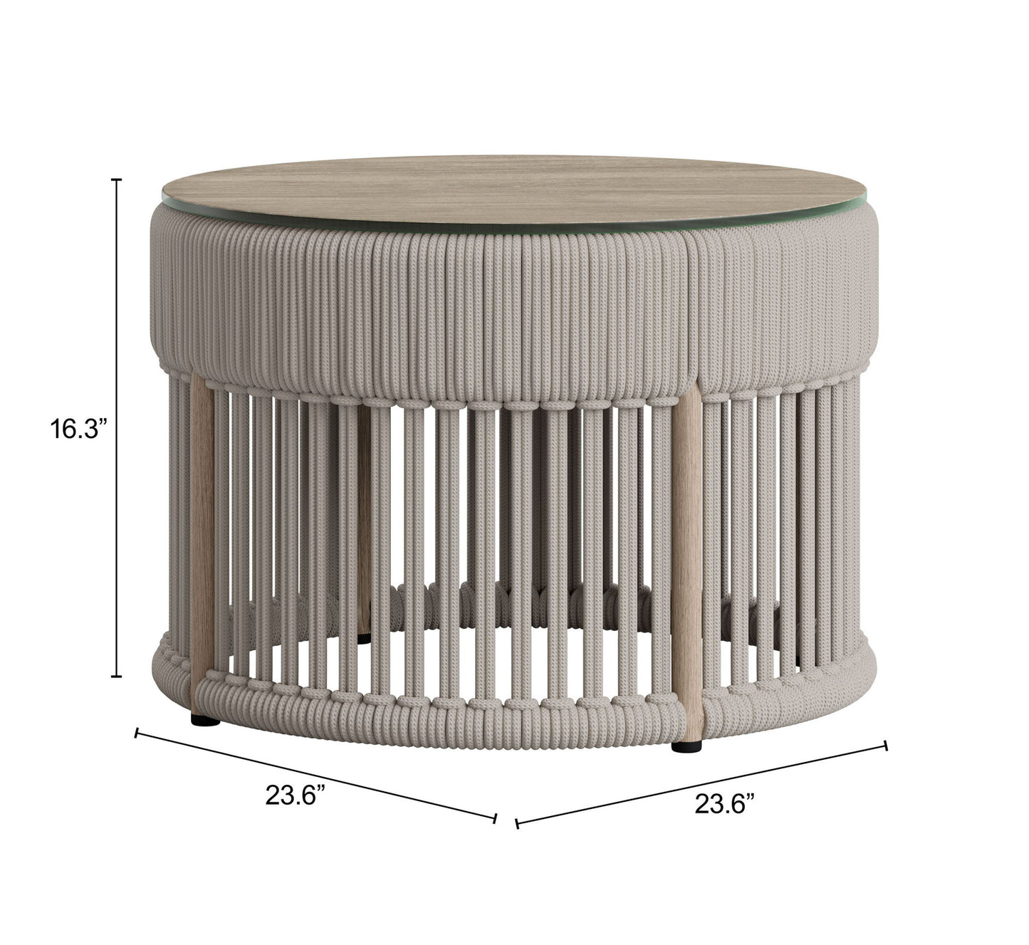 Sora - Coffee Table - Natural / Gray