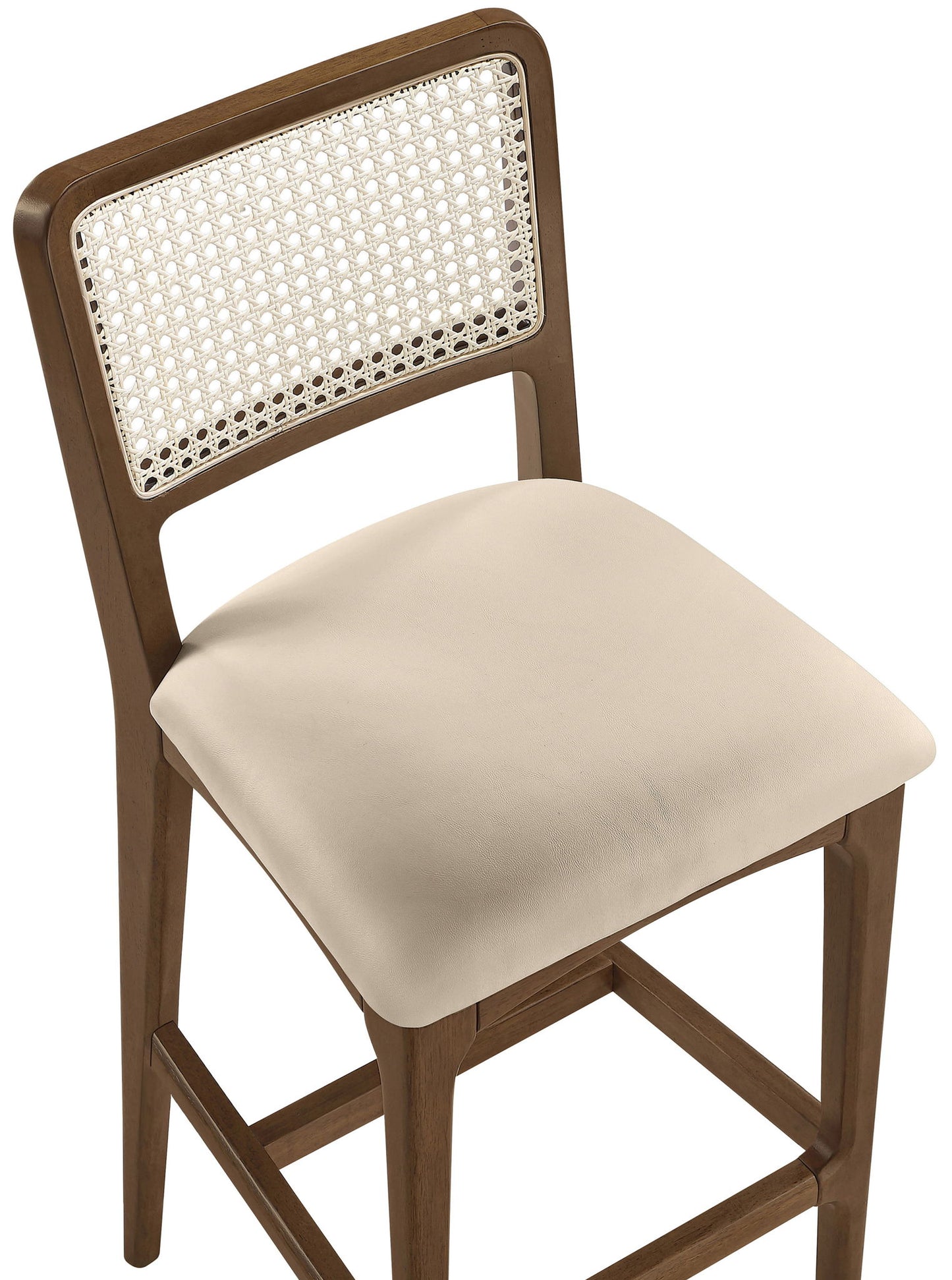 Atrium - Upholstered Bar Stool (Set of 2) - Brushed Brown Frame
