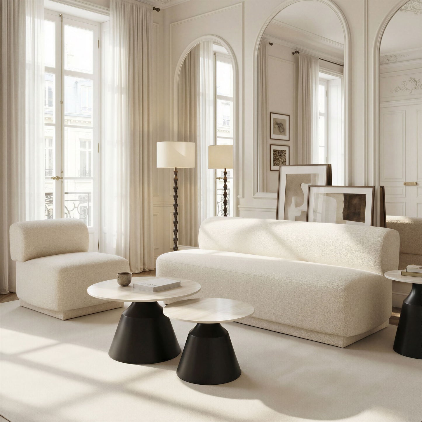 Anese - Loveseat - Multigrain Beige