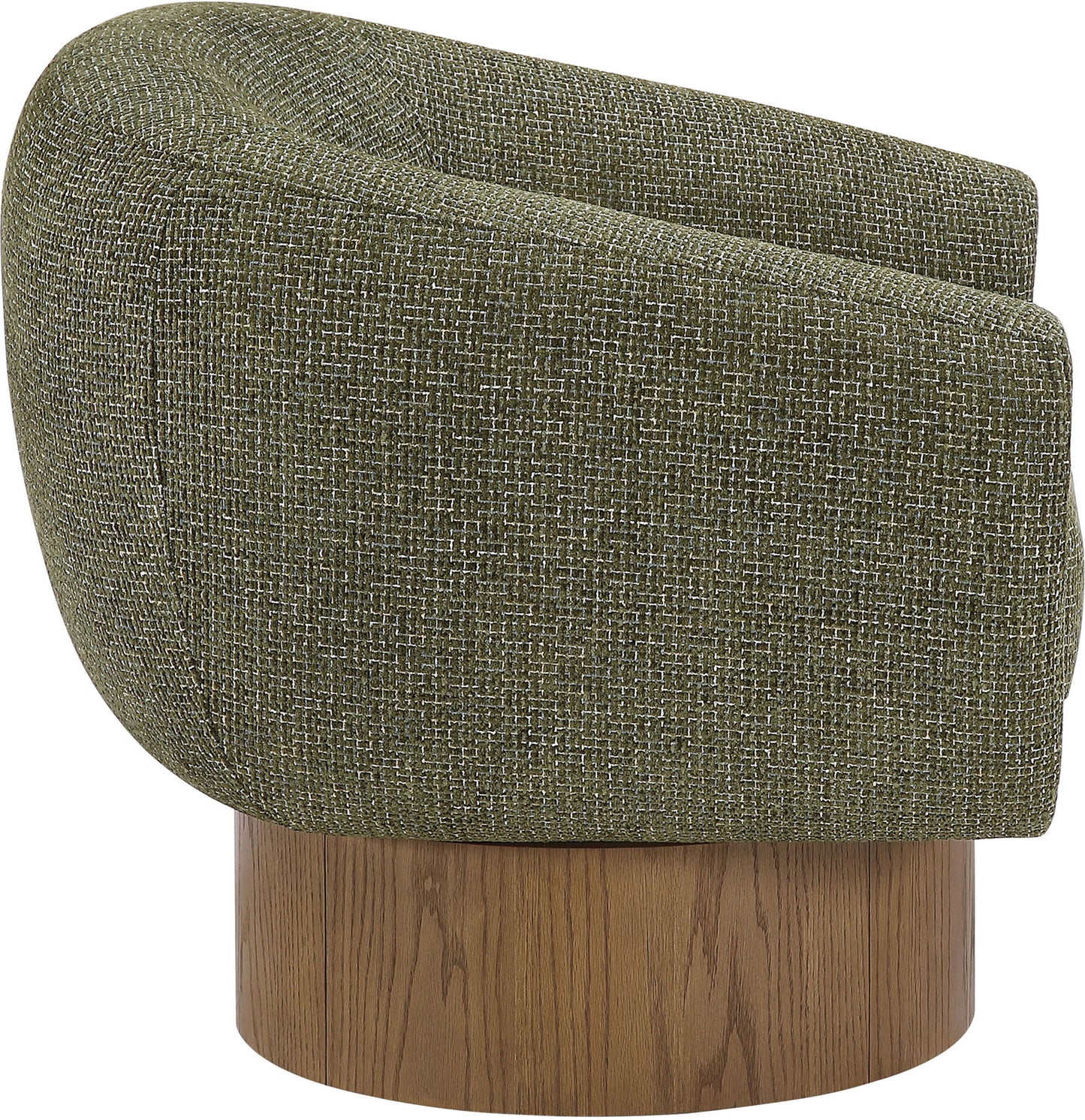 Avella - Interwoven Fabric Swivel Accent Chair