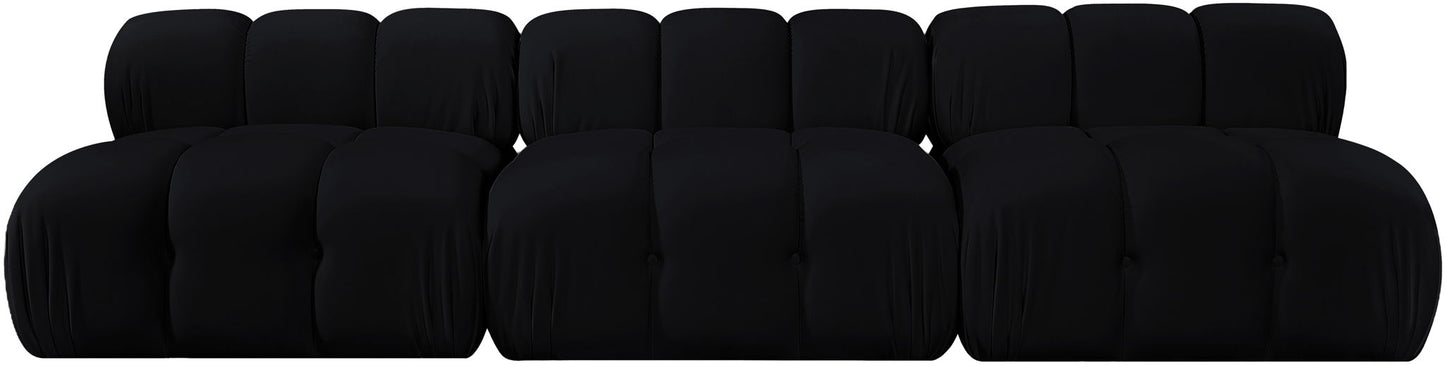 Orin - Velvet 3 Piece Modular Sofa