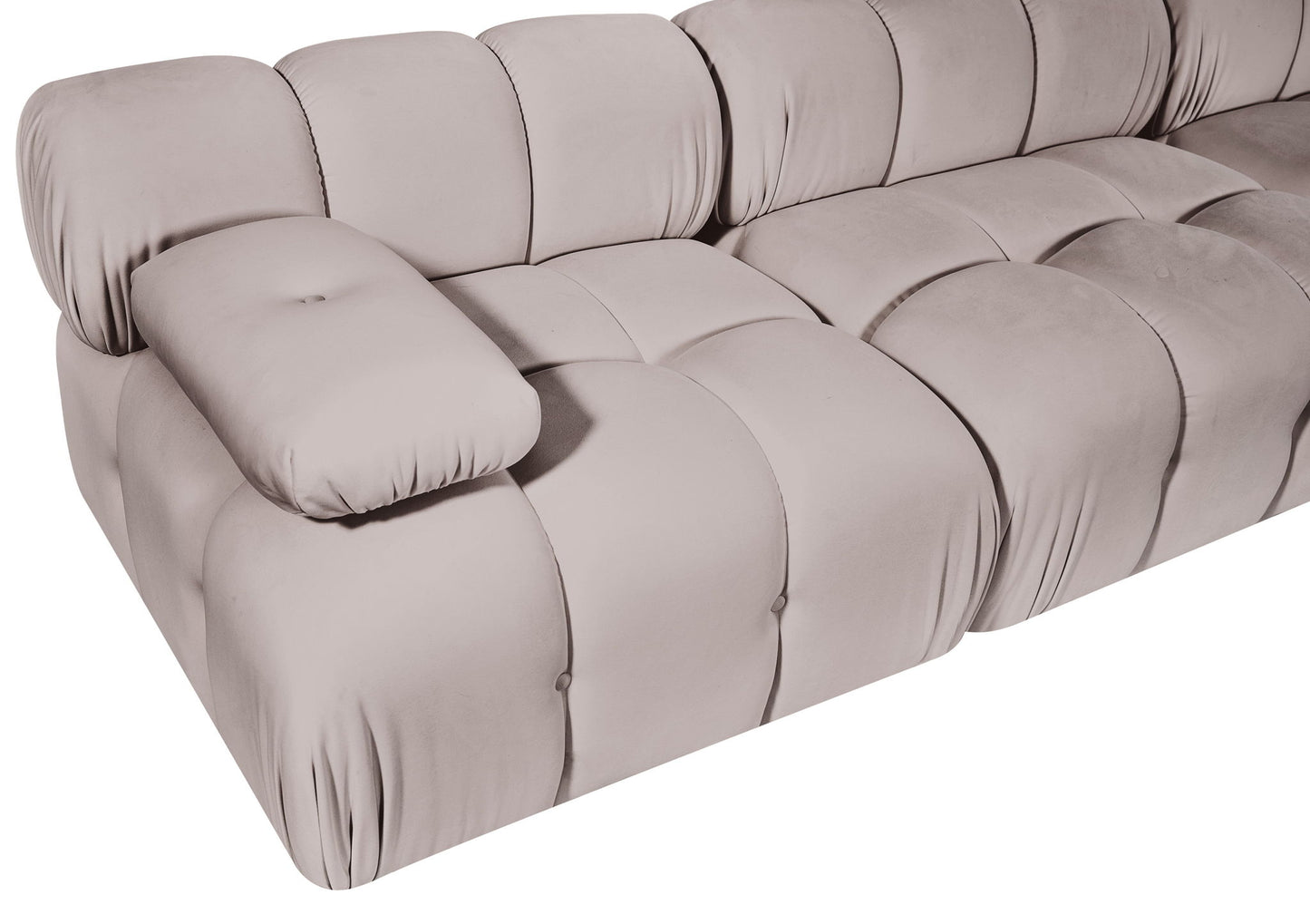 Orin - Velvet 4 Piece Modular Sofa